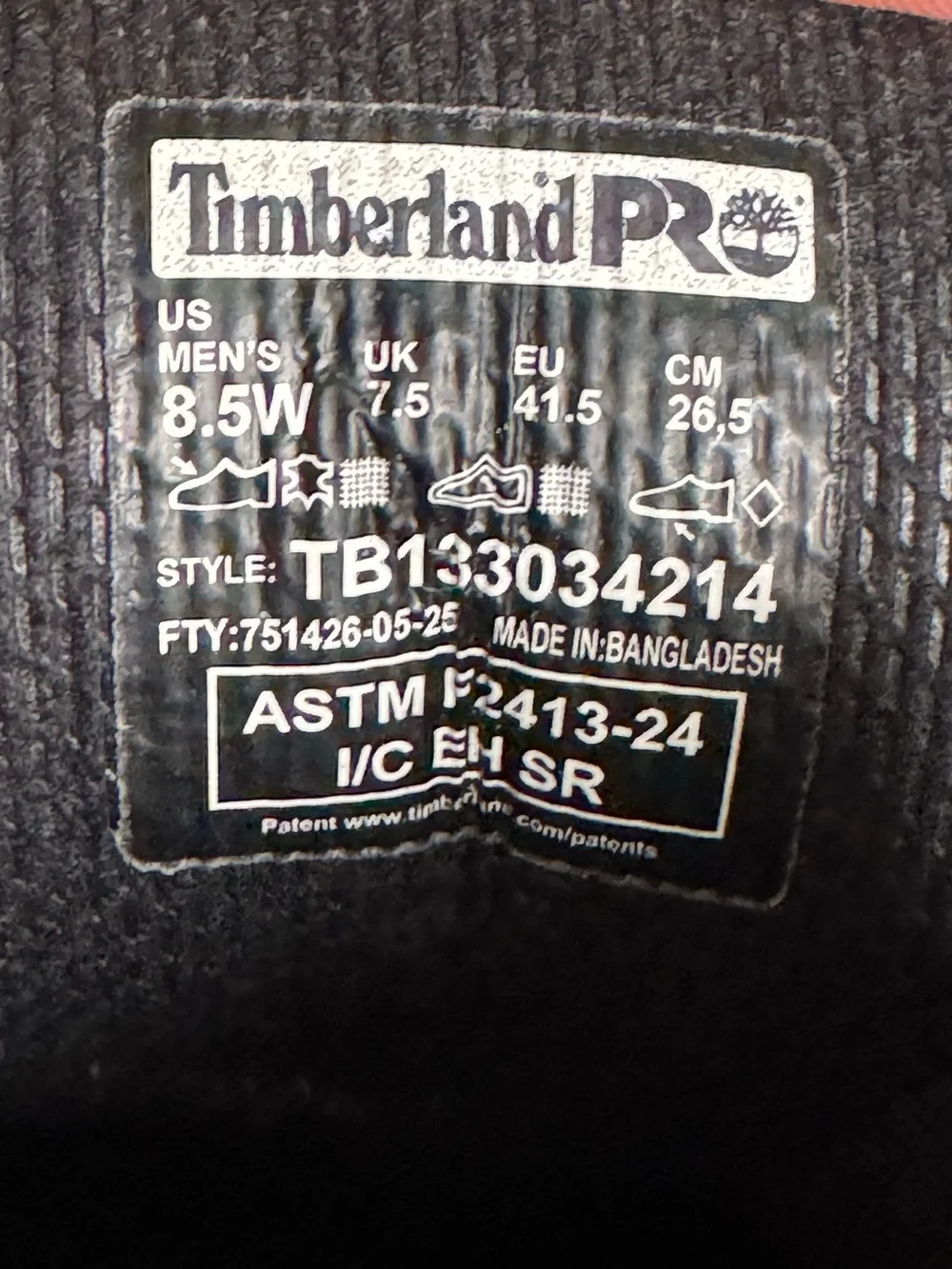 Timberland PRO Pit Boss 6” Steel Toe EH Work Boots Streetwear Brown Men’s 8.5W
